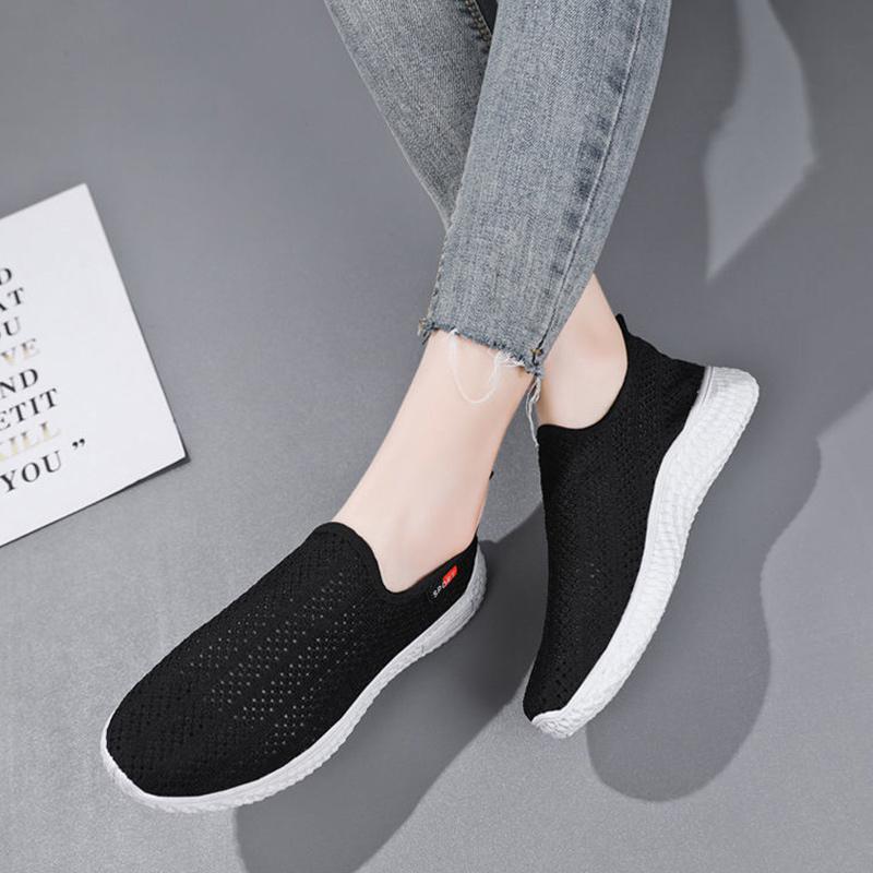 Spring Trend Sports All-match Casual Women's Shoes Lightweight Net Shoes Summer Running Shoes Breathable Travel Shoes