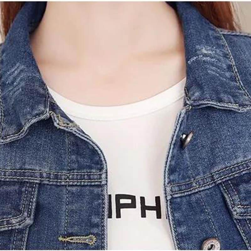 Women's Denim Jacket Loose Korean Style Western Style All-match Spring and Autumn Jacket Cardigan