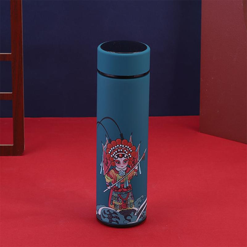 Chinese Style Vacuum Flask 304 Stainless Steel Chinese Style Male and Female Tea Cup Water Cup Vacuum Flask