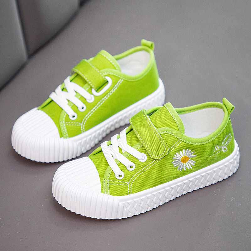 22-38 Child Sneakers Sandals Kids Canvas Breathable Shockproof Basketball Shoes Lightweight Running Shoes Comfortable Deodorant Daisy Skate Shoes