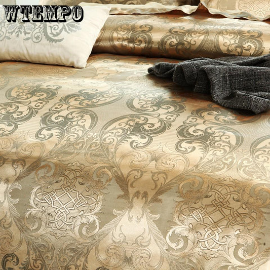 3pcs/set Luxury Bedding Sets Jacquard Queen/King Size Duvet Cover Set wedding Bedclothes Bed Linen