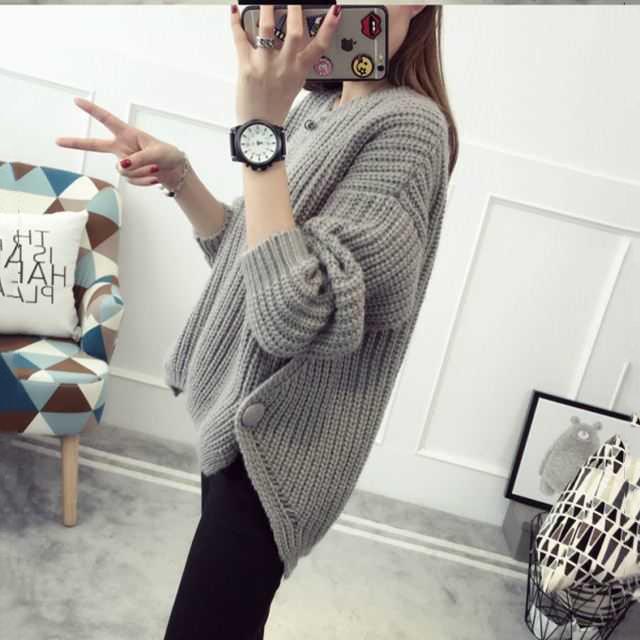 2019 Women Winter Long Sleeve Knitted Sweater Vintage Casual Fall Womens Sweaters Pullovers Jumper