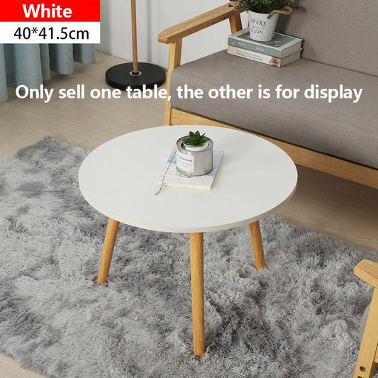 40cm DIY Coffee Table Sofa Side Table Sideboard Minimalist Style Furniture for Living Room  Balcony