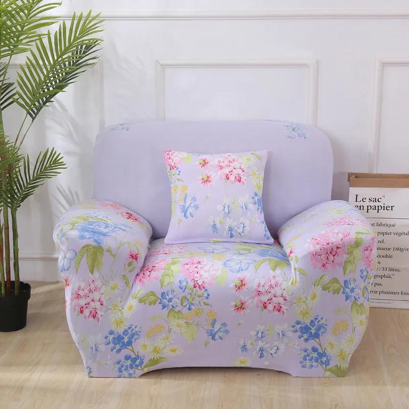 Four Seasons Universal Retro Printing Sofa Cover Living Room Single Seat Multi Seat Full Package Sofa Protective Cover