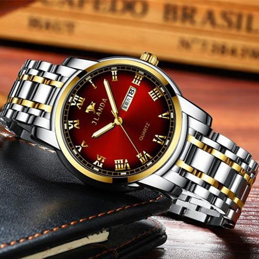 Business Stainless Steel Mechanical Watch Men Fashion Automatic Watches Unique Clock Christmas Gift