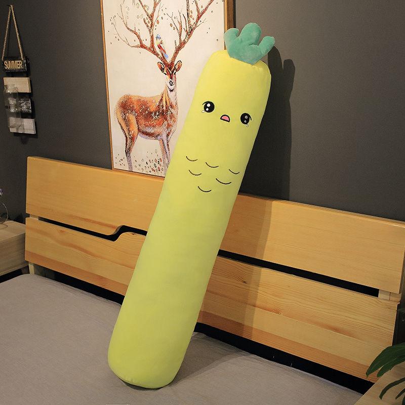 Fruit Long Strip Sleeping Pillow Removable Washable Cylindrical Plush Sleeping Pillow Boys and Girls Bed Office Pillow Sleeping Leg Pillow