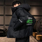 Men's Down Jackets Trend Korean Version Winter Hooded Jackets Warm Loose Large Size Bread Jacket Men