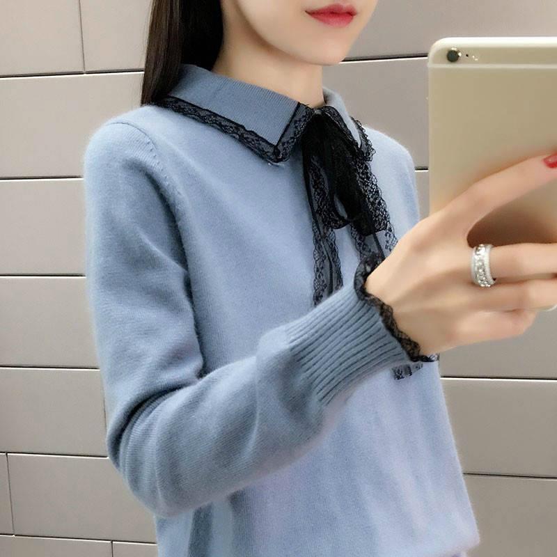 Sweater Women's Pullover Casual Slim Bottoming Sweaters Female Long Sleeve Tops Femme Sweet Jumpers