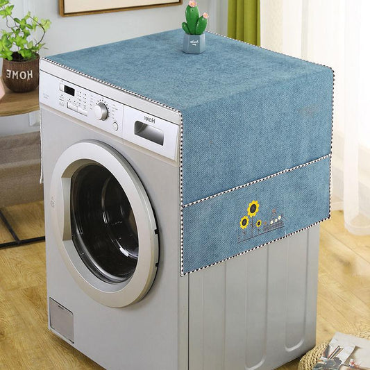 Refrigerator Cover Cloth Cabinet Top Dust Cover Protection Cover Towel Drum Washing Machine Curtain Cover Dust Cloth