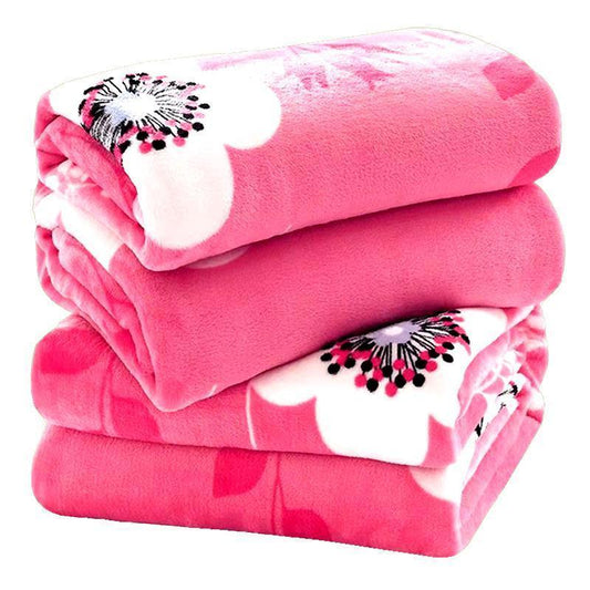 Winter Coral Fleece Blanket Flannel Blanket Cover Blanket Thicken Bed Sheet Air Conditioning Blanketsuper Warm Soft Solid Blanket