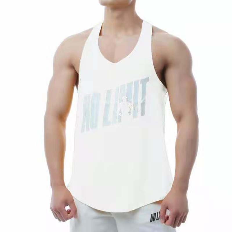 New Muscle Fitness Sleeveless Quick-drying Vest Men's Running Training Basketball Fitness Sports Leisure Shirt