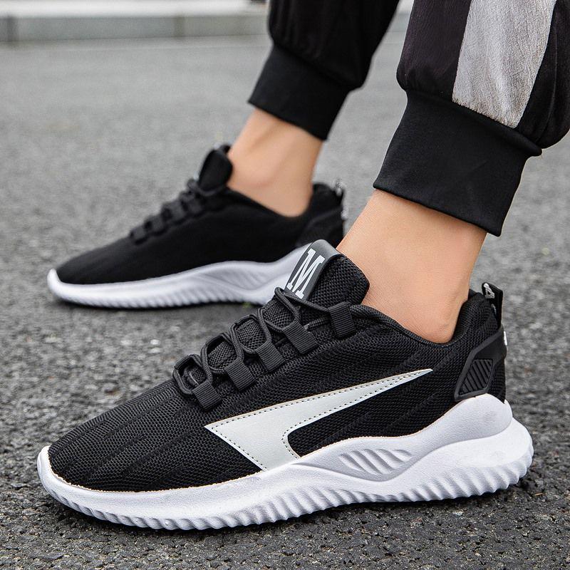 2020 Spring Men's Shoes Casual Board Shoes Korean Version of The Trend of Sports Running Wild Breathable Mesh Summer Shoes