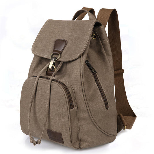 Backpack Outdoor Canvas Backpack Retro Fashion Backpack Women Shoulder Bag