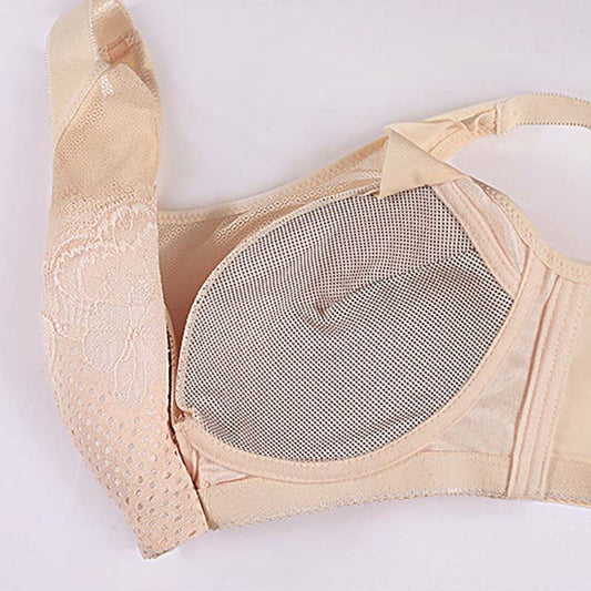 Large Size Thin Section Gather No Steel Ring Bra Big Breasts Show Small Underwear Ladies Anti-sagging Breast Bra