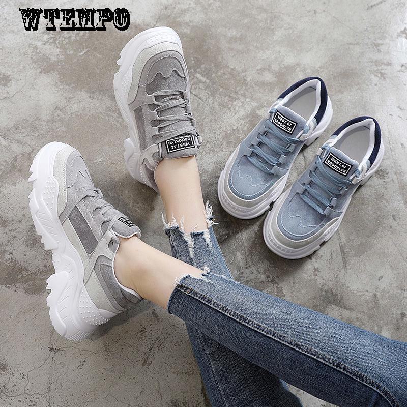 Muffin Shoes Increased Sneakers Casual Wild Shoes Female Sneakers Thick Bottom