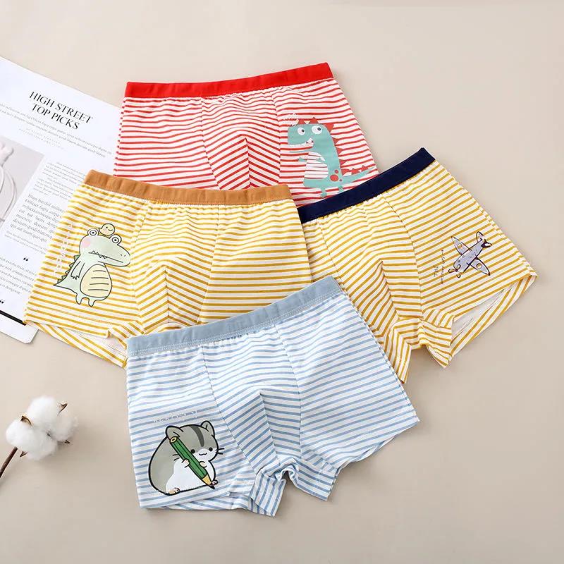 Children's Underwear Pure Cotton Boys Teenagers Students Cotton Boxer Shorts Boxer Briefs