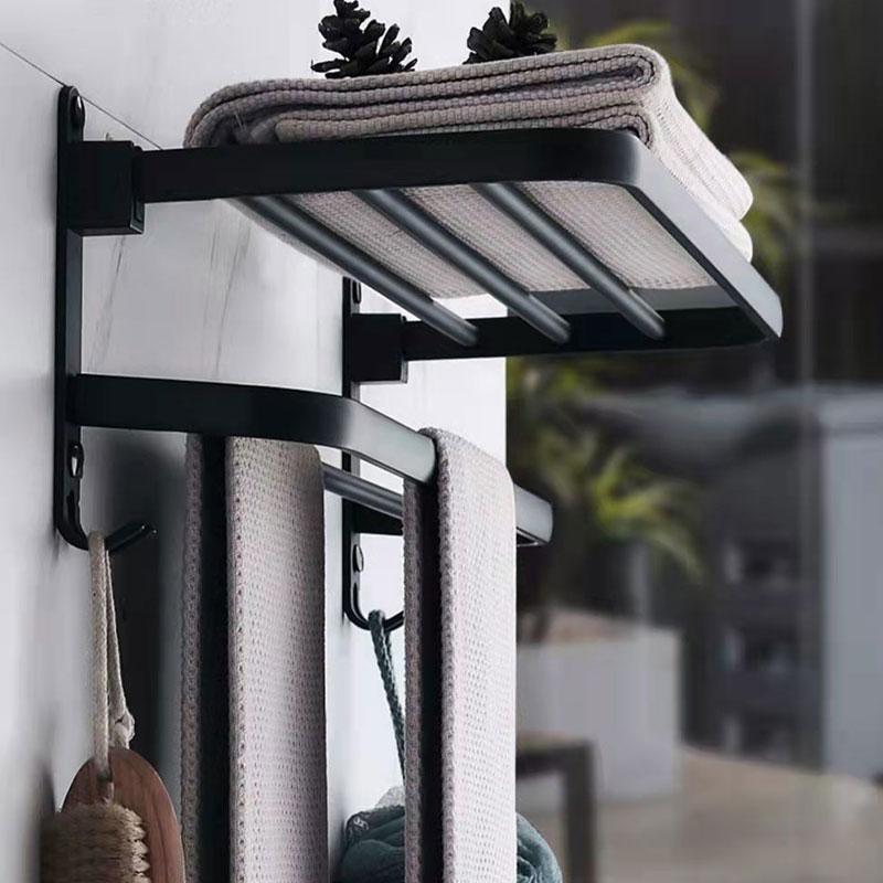 Bathroom Towel Rack Porte Serviettes Toilet Rack Toilet Storage Rack Wall Hanging Clothes Hook Towel Rack Accroche