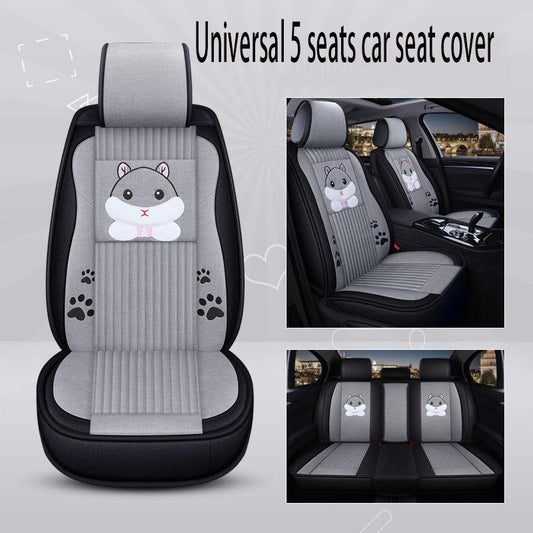 5 set Auto Seat Cushion Leather 5 seats Universal Car seat cover Waterproof Car Seat Cover Universal