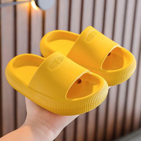 WTEMPO Unisex Slippers Baby Thick Bottom Soft Like Bread Lightweight  Non-slip Beach Bedroom Home Bathroom