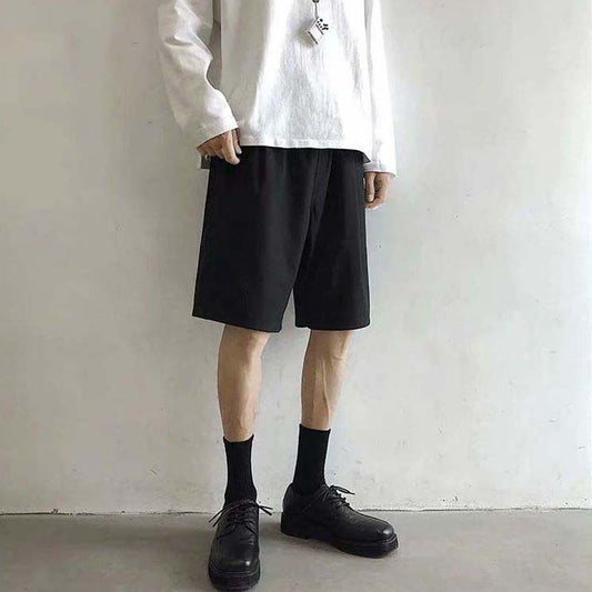 Summer Thin Casual Shorts Men's Loose Outer Wear Sports Suit Five-point Pants