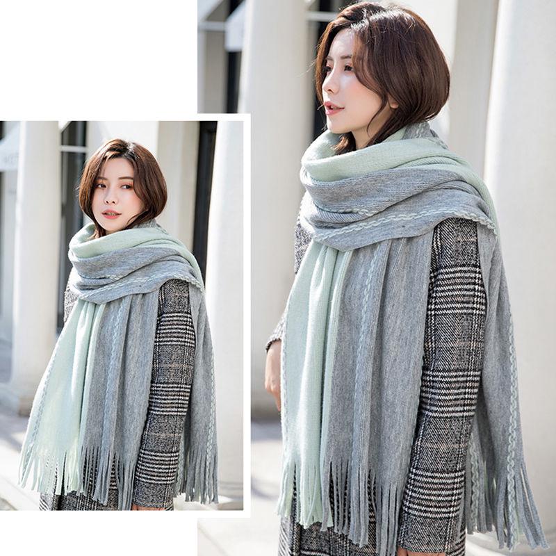 Cashmere Scarf Women Wool Poncho Women Scarf for Ladies