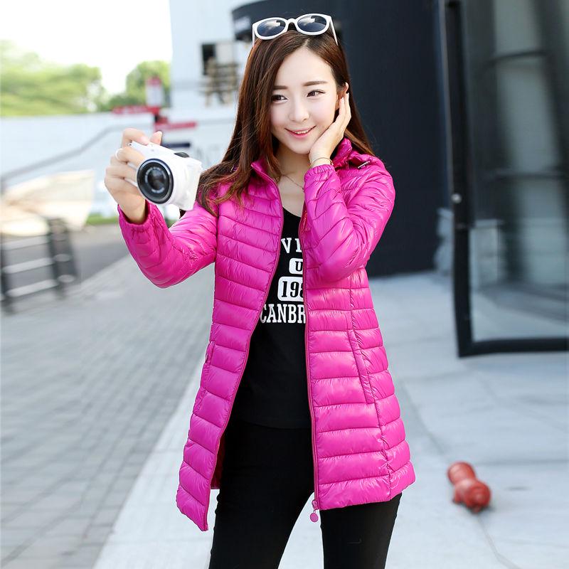 Woman's Winter Long Sleeve Warm Jacket Fashion Large Size Down Jacket Winter Woman's Cotton Clothing