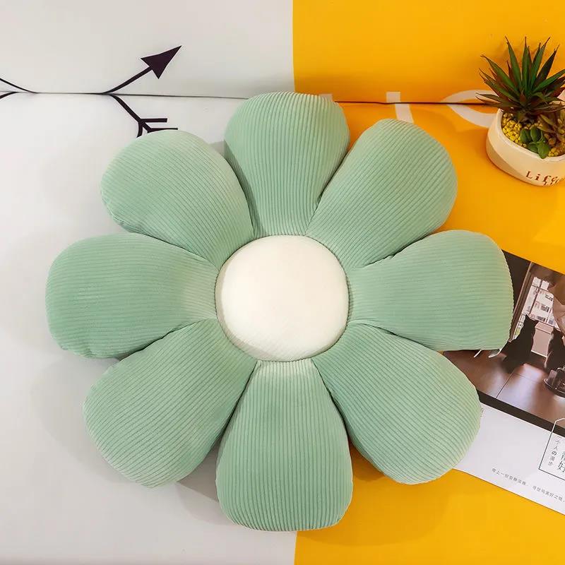 Small Daisy Cushion Cushion Small Flower Cushion Flower Cushion Sun Flower Cushion Household Seat Cushion Eight Petals