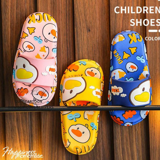 Children's Sandals  Slippers Summer Boys Girls Non-slip Soft Bottom Kids Bathroom Bath Cartoon Household Baby Slippers