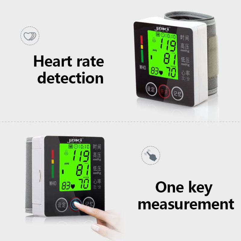 Smart Blood Pressure Monitor Sphygmomanometer Electronic Pulse Tester Wrist Pressure Meter Health Products