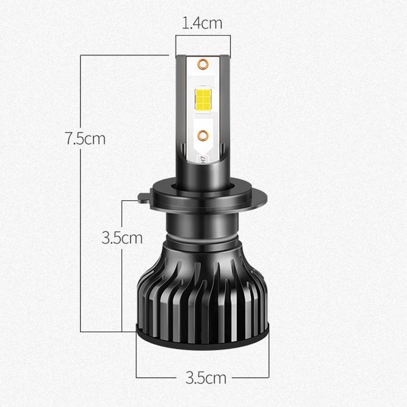 12V24V 360W 9005 9006 9012 H7 H4 H1 LED Car Headlight Spotlight Free Modification Super Bright Headlight Far and Near Integrated Strong Light