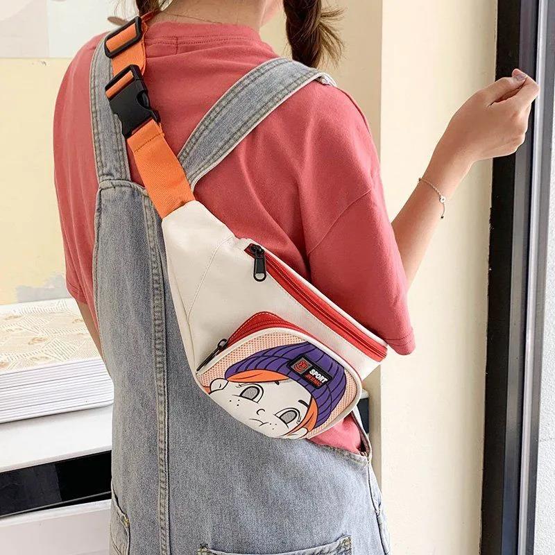 Nylon Waist Bag Autumn New Style Korean Casual Fashion All-match One-shoulder Diagonally Across The Mori Department College Fashion Bag