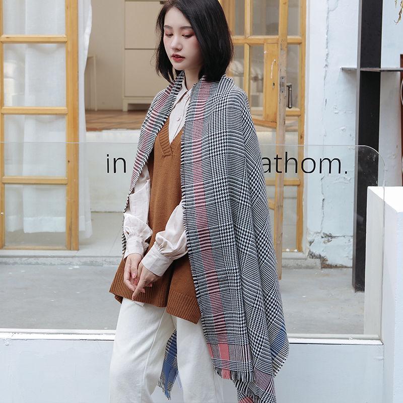 Scarf for Women Plaid Bufandas Mujer Warm Scarf Women Winter Scarves Shawls Stoles Blanket Scarf