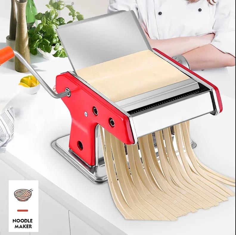 Noodle Machine Household Pressing Machine Manual Stainless Steel Small Multi-function Rolling Machine Dumpling Wonton