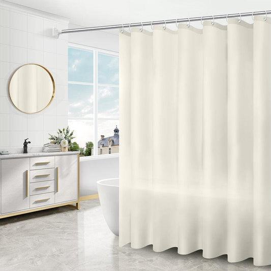 Shower Curtain Bathroom Thickened Plastic Waterproof and Mildew-proof Curtain Bathroom Partition Curtain Door Curtain Window Curtain Free Punching