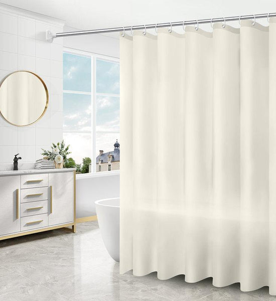 Shower Curtain Bathroom Thickened Plastic Waterproof and Mildew-proof Curtain Bathroom Partition Curtain Door Curtain Window Curtain Free Punching