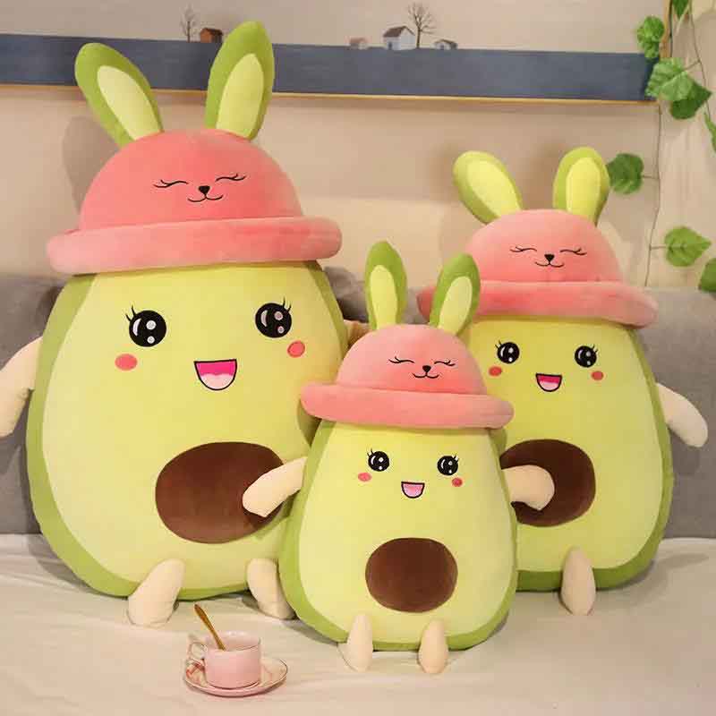 Plush Toy Fruit Pillow Avocado Pillow Doll Plush Toy Ragdoll