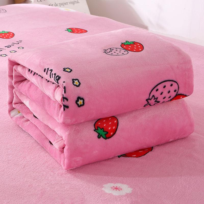 Blanket Quilt Summer Thin Coral Fleece Blanket Thick Winter Flannel Bed Sheet Office Nap Blanket Sofa Decoration Cover Blanket Travel Portable Blanket