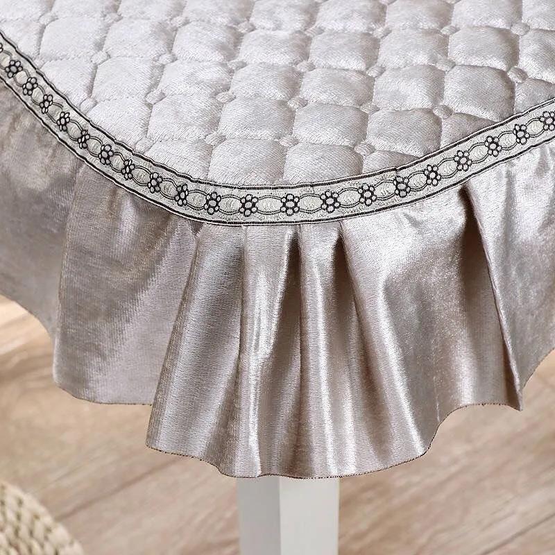 Soft Solid Color Chair Cushion Household Cushion Four Seasons Universal Non-slip Padded Quilted Cushion Stool Cushion