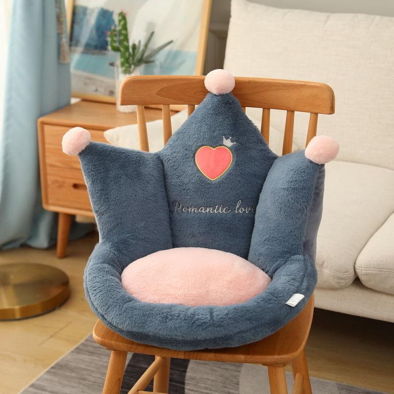 1pc Plush Cushion Soft Cotton Cartoon Comfortable Indoor Cushion Non-slip Breathable Floor Cushion