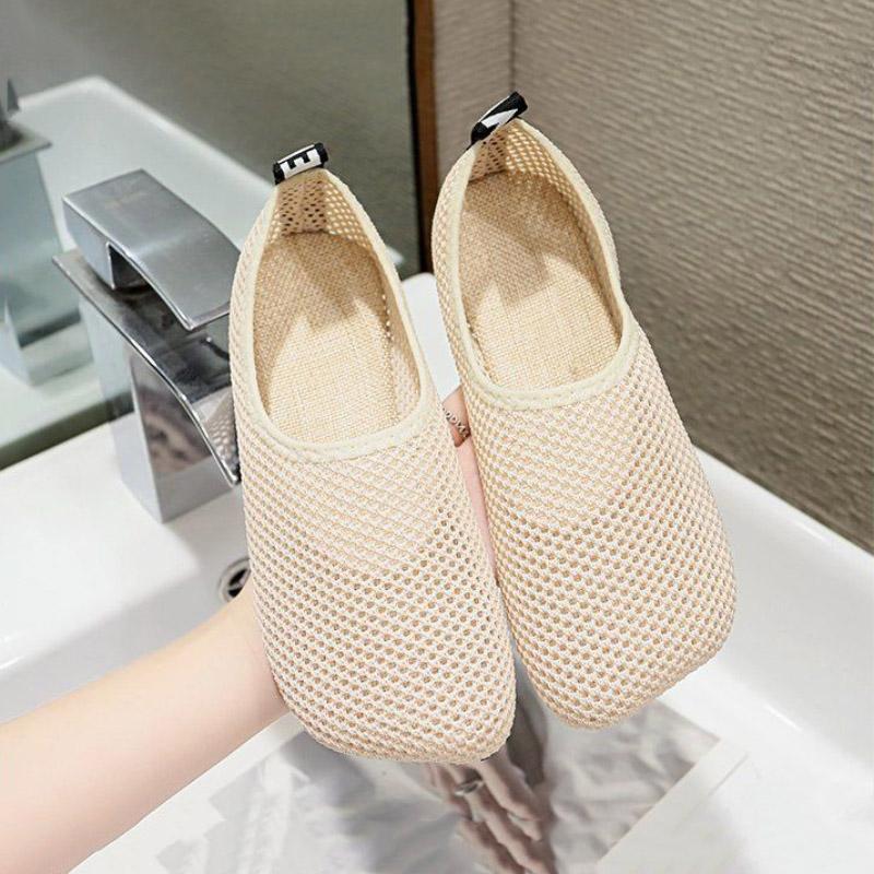 Summer New Style Women's Outdoor Sneakers Comfortable Breathable Hollow Casual Shoes Sports Mesh Womans White Shoes