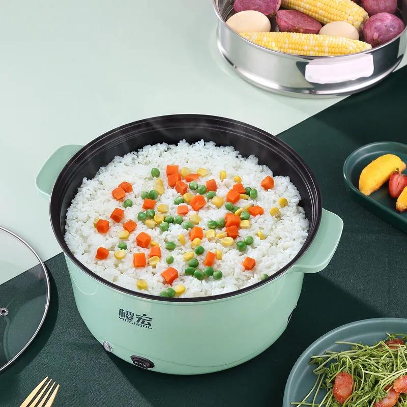 900W Mini Electric Boiler Multi-function Electric Heat Pot Non-stick Cookware Wok Kitchen Supplies