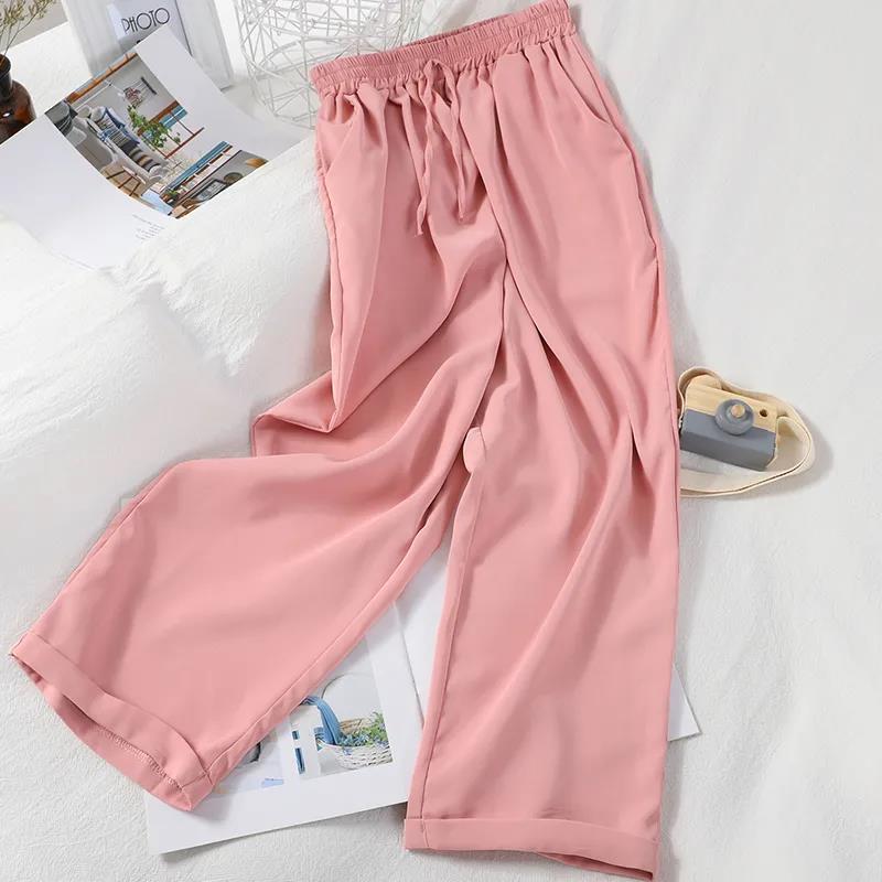 Suit Women Summer Loose Suit Collar Three-quarter Sleeve Jacket Nine-point Wide-leg Pants Suspenders Three-piece Casual Suit Work Overalls