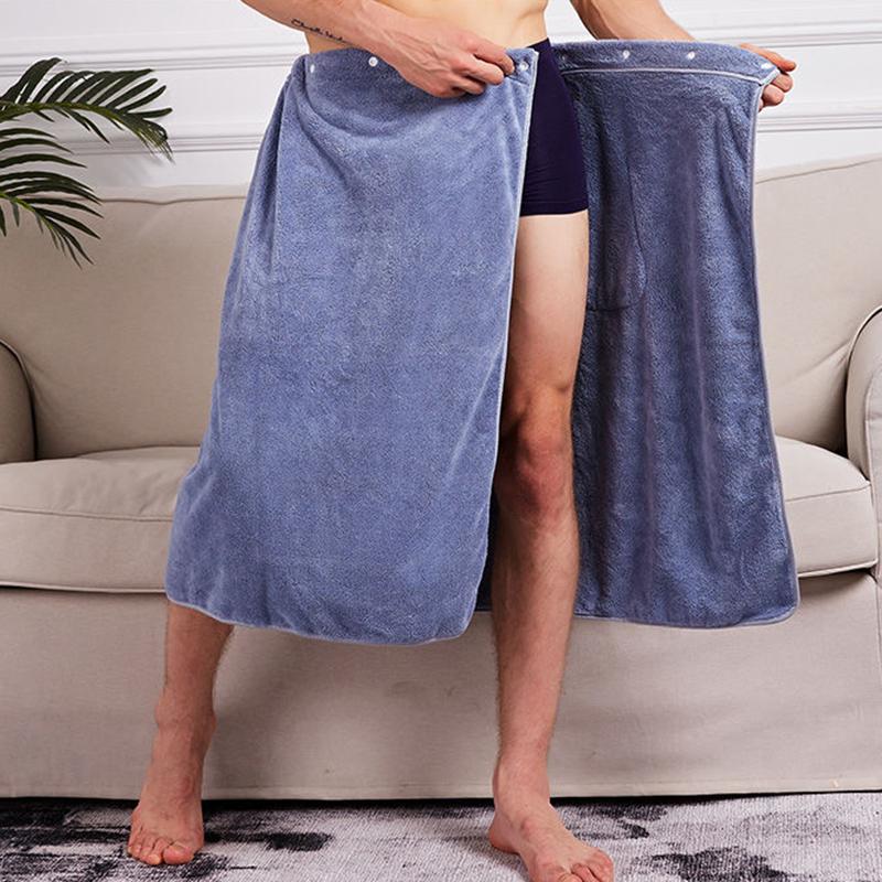 Bath Towel Men Can Wear Household Towel Variegated Can Be Wrapped In Personality Thickened Bathrobe Oversized Absorbent Without Shedding Hair