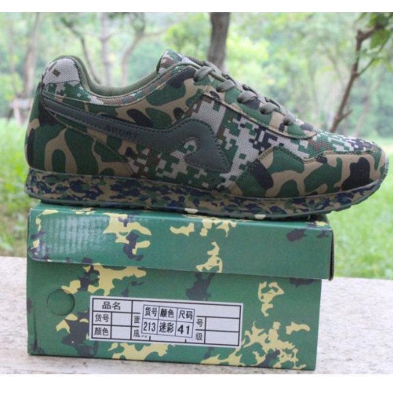 Camouflage Shoes Men's Sneaker Ultralight  Low-top Training Shoes Breathable Non-slip Soft Bottom Military Training Running Shoes