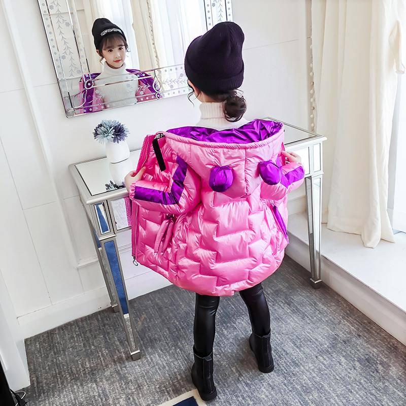 Girl Winter Jacket Children's Thicken Jacket Kids Cotton-padded Clothes Winter Jacket Girl Park