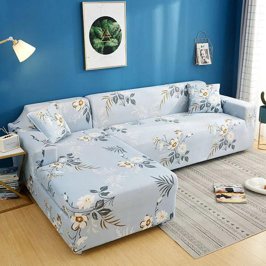 1/2/3/4 Seater Modern Style Sofa Cover Cushion Washable Stretch Cover Slipcover with One Free Pillow Case