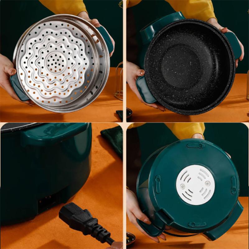 Household Multifunctional Non Stick Electric Frying Pan Small Power Electric Cooker In Student Dormitory for Cooking and Cooking