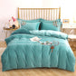 Thick Flannel Coral Fleece Bedding Sheets and Duvet Cover Warm Crystal Fleece Four-piece Suit