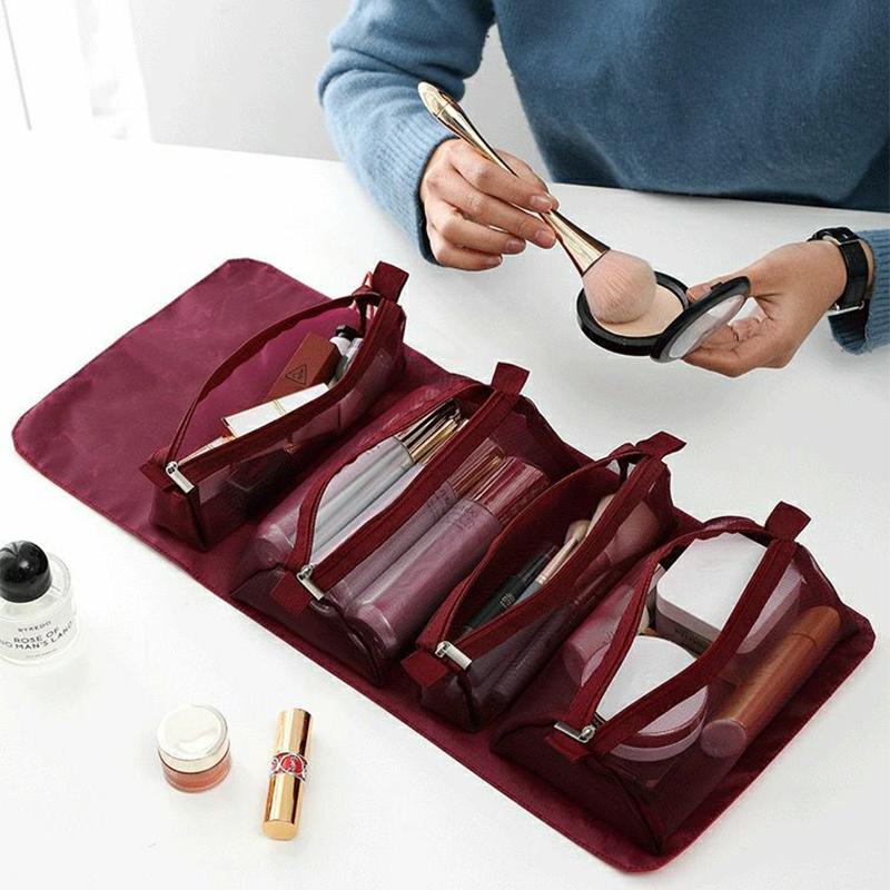 Make Up Organizer Felt Insert Bag for Handbag Travel Inner Purse Portable Cosmetic Bags Fit Various Bags