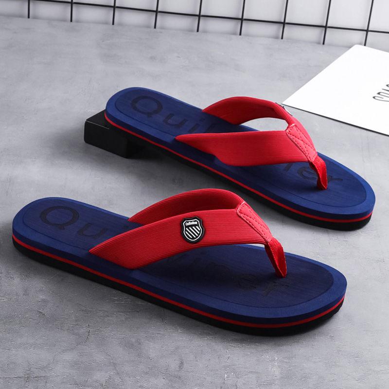 Slippers men's summer fashion wear wild casual pinch flip flops men's trend beach slippers